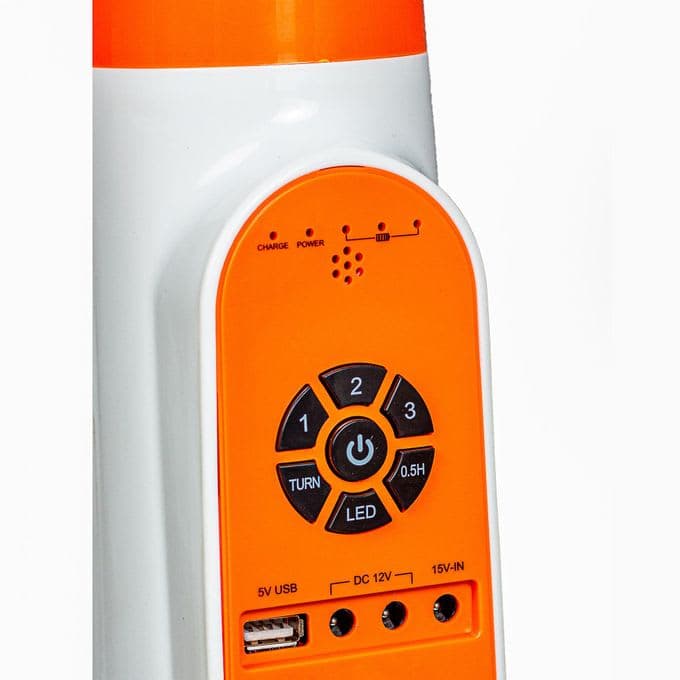 18 " Rechargeable stand fan - easy power