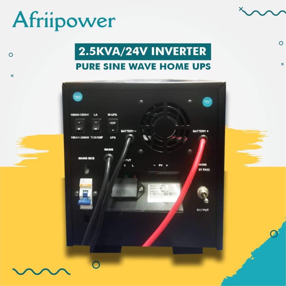 Afriipower 2.5KVA/24V Pure Sine Wave Inverter