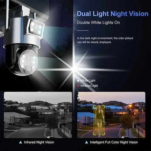 Crossfire 8mp dual lens solar ptz ccamera