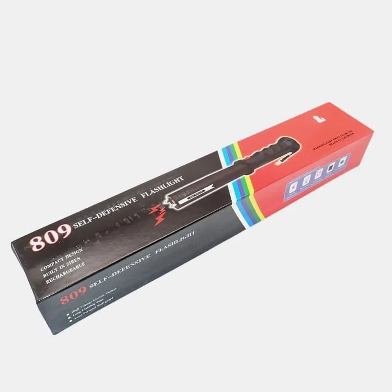 809 Self Defense Electrical Flashlight Shocker Stun Guns with Alarm